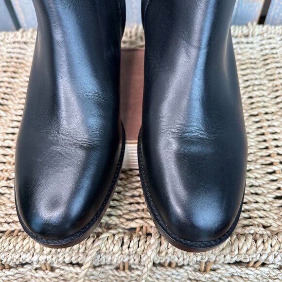 Madewell The Francie Tall Boot True Black Sz 9 NWOB - Picture 4 of 16